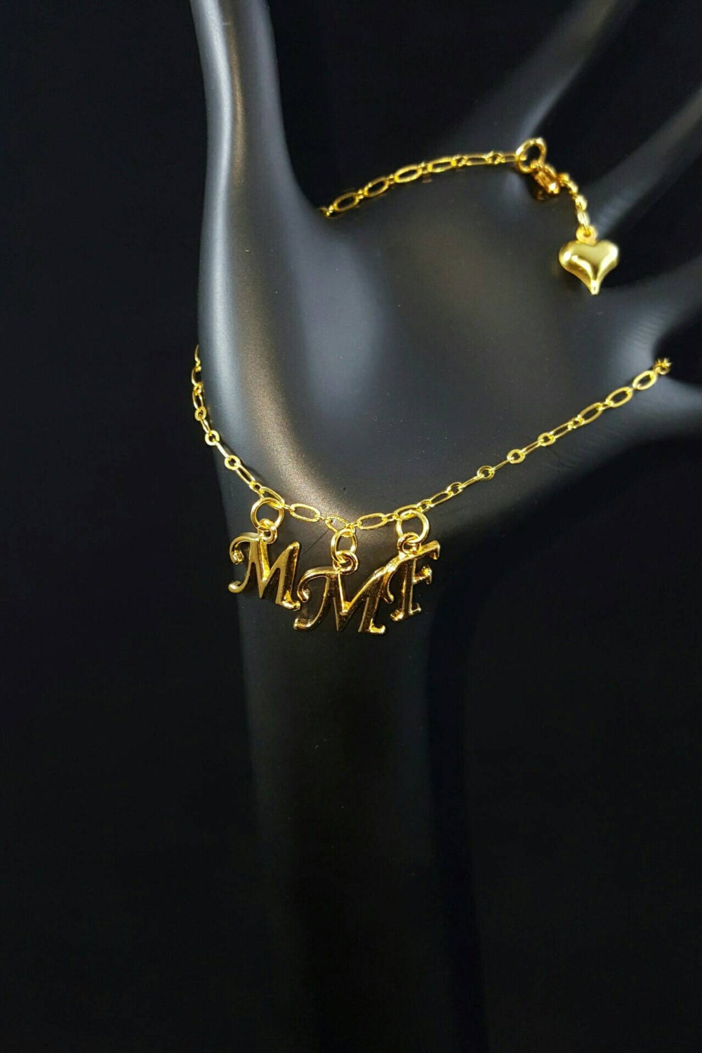 Mmfmfmfmf Hotwife Anklet Jewelry Swinger Jewelry Gold Plated  Etsy