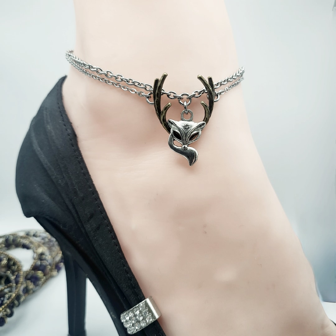 Vixen and Stag Anklet Vixen Anklet Hotwife Anklet Lifestyle Anklet