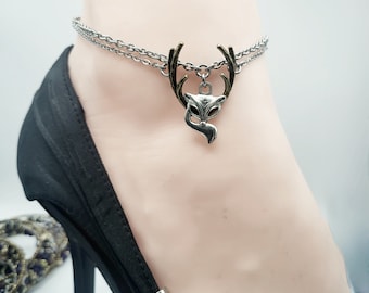 Vixen And Stag Anklet, Vixen Anklet, Hotwife Anklet, Lifestyle Anklet, Hotwife Jewelry, Swinger lifestyle, Hotwife Lifestyle, VixenAndStag