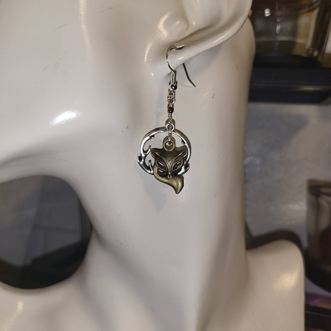 Vixen and Stag Earrings, Vixen Earrings, Hotwife Earrings, Lifestyle