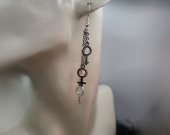 Swingers Lifestyle Earrings, MFM, FFM, MMF