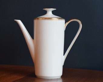 Scherzer Bavaria 1,85 Liter Porzellan Kanne Kaffeekanne Vintage 60er 70er Jahre