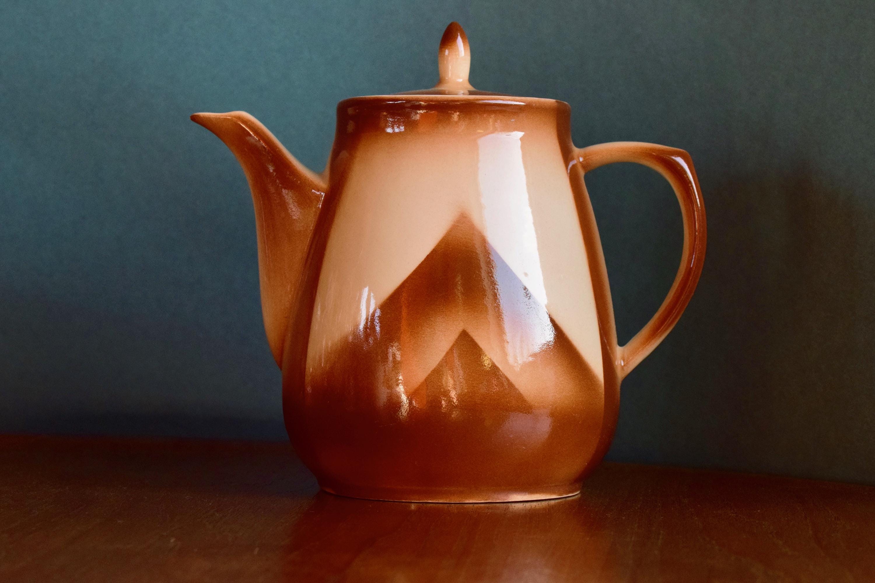 Teiera In Ceramica Originale Bunzlauer 1,7 Litri | Gres Fatto A Mano Con Colino Integrato | Smaltata Senza Piombo E Cadmio - 2