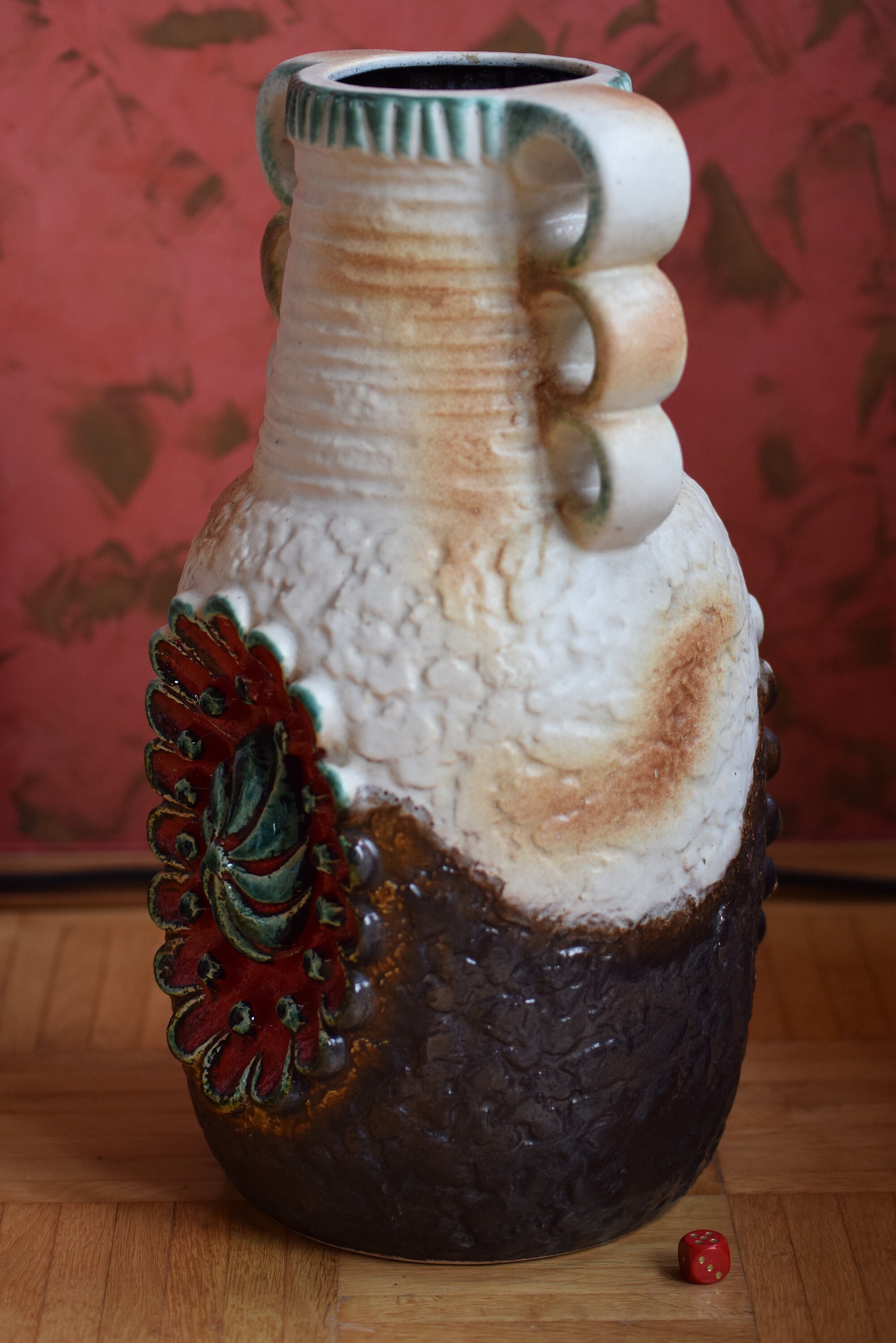 Fantastic Large Fatlava Floor Vase, Dümler & Breiden, Series