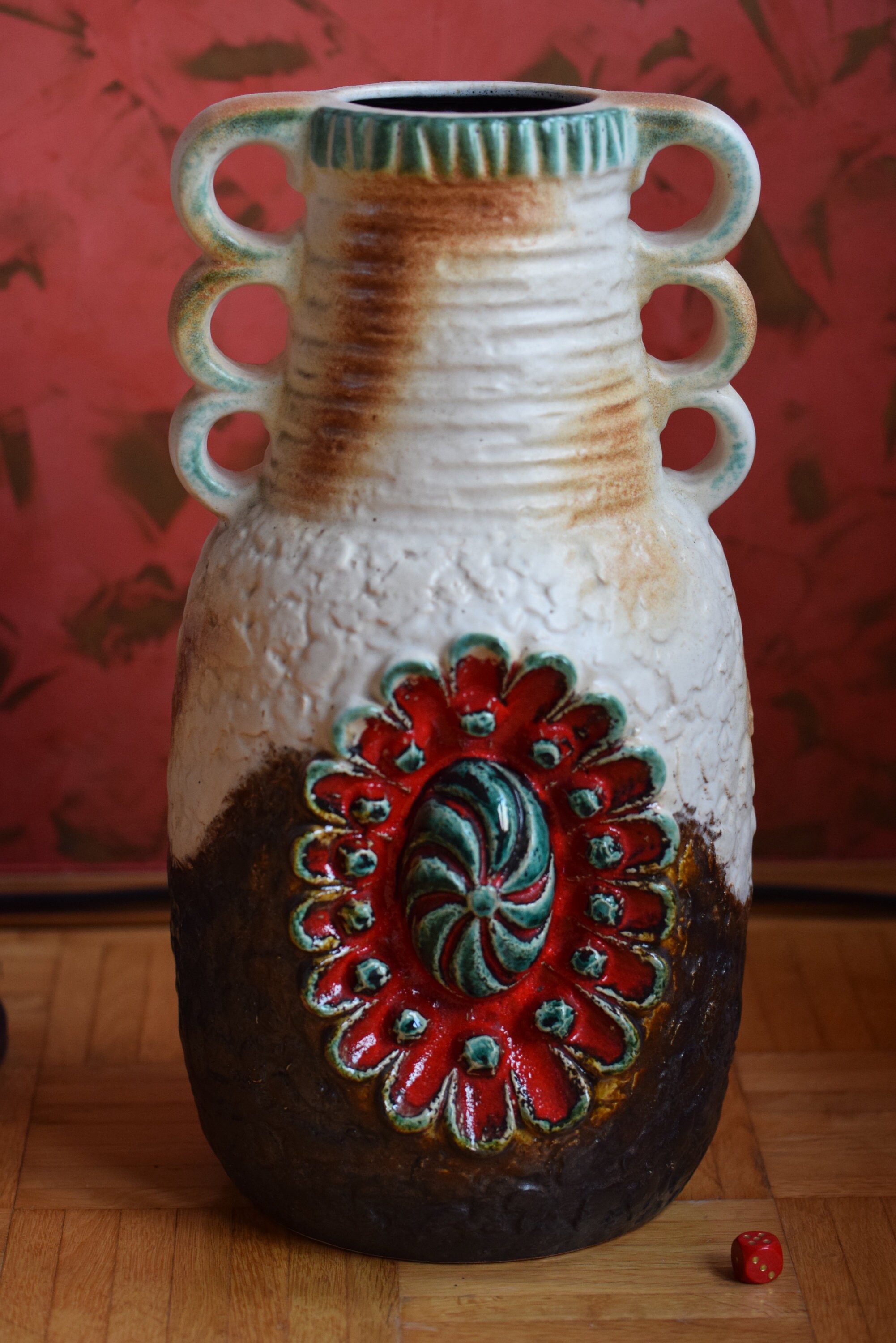 Fantastic Large Fatlava Floor Vase, Dümler & Breiden, Series