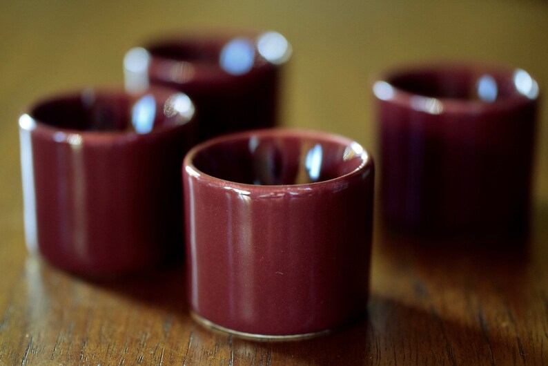 ensemble de 5 melitta série stockholm bourgogne bordeaux | etsy