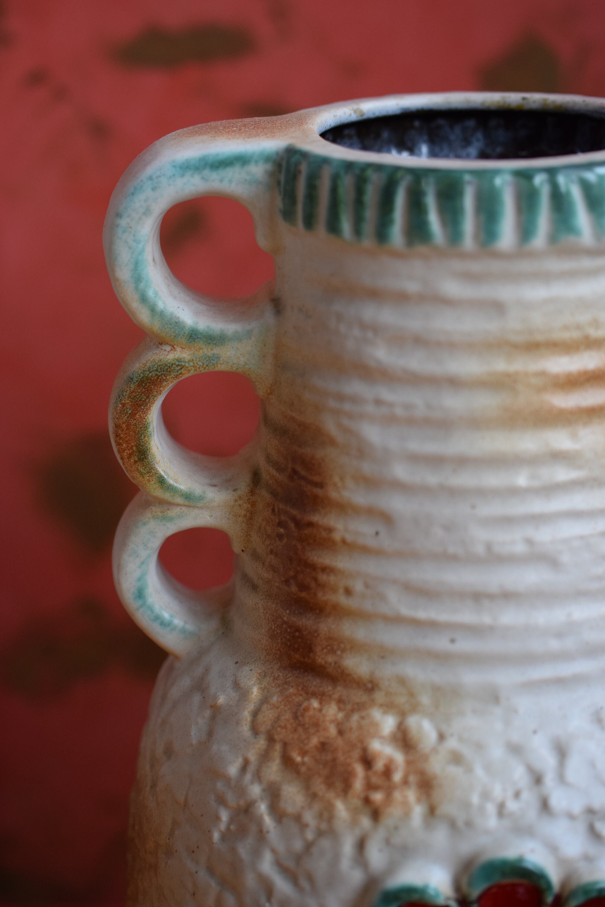 Fantastic Large Fatlava Floor Vase, Dümler & Breiden, Series