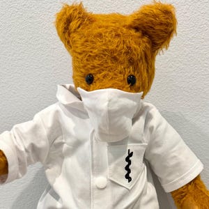 Doctor Bear Stuffed Animal - 16" Plush Teddy In Scrubs & White Coat, Gift For Medical Students & Kids