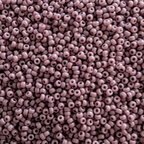 Miyuki Rocailles  - Seedbeads  - 11/0  2mm - Opaque  mauve purple