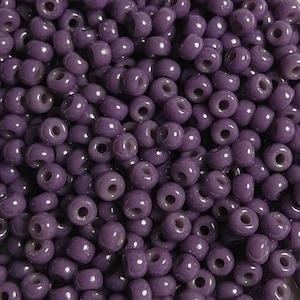 Miyuki Seed Beads - 8/0 3 mm - opaque anemone purple