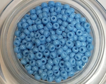 Miyuki Rocailles - Toho Beads - 6/0  4mm - Opaque Türkis blau