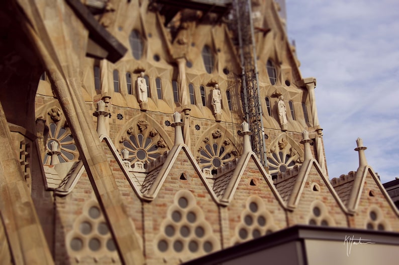 Barcelona La Sagrada Familia Cathedral Photograph Etsy