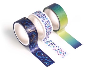 Fireflies washi tape , Insects washi tape, Flowers washi, Nature lover décor Tape, Insects lover, Journal tape, Stationery