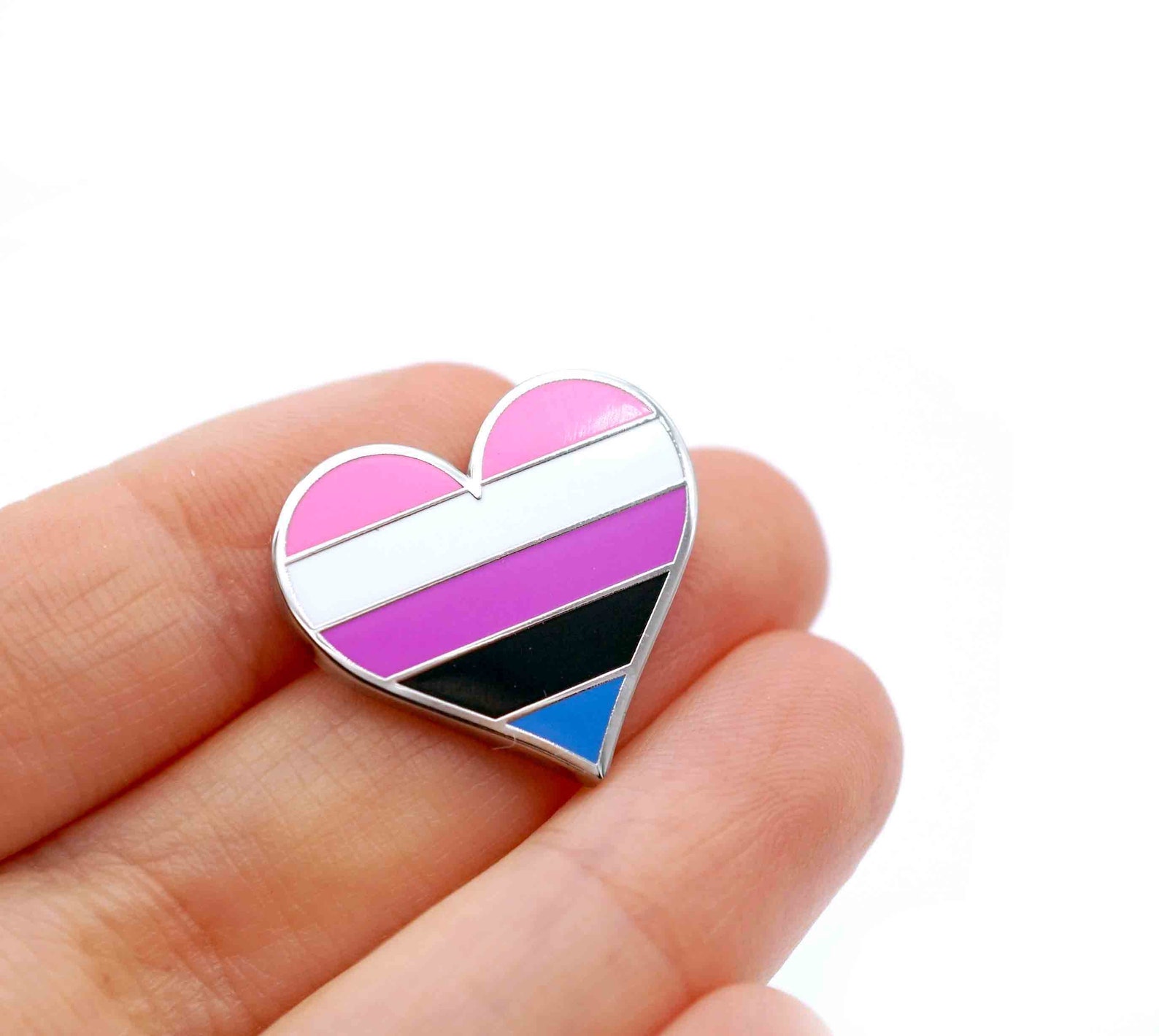 Gender Fluid Pride Pin Lgbt Lapel Pin Genderfluid Flag Pin Etsy Australia 