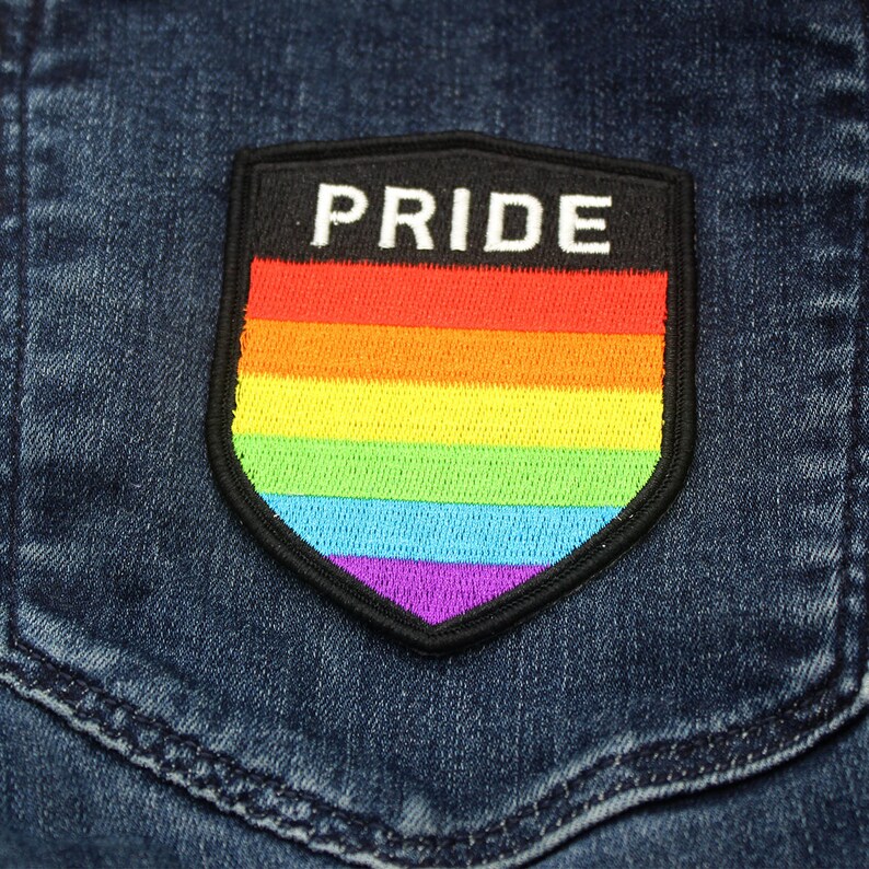 Gay pride rainbow patch