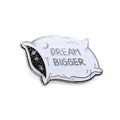 Space pin, Dream bigger, Inspirational quote, Inspirational pin, Enamel pin, Space enamel pin, Galaxy pin, Space lover, Space lapel pin product logo