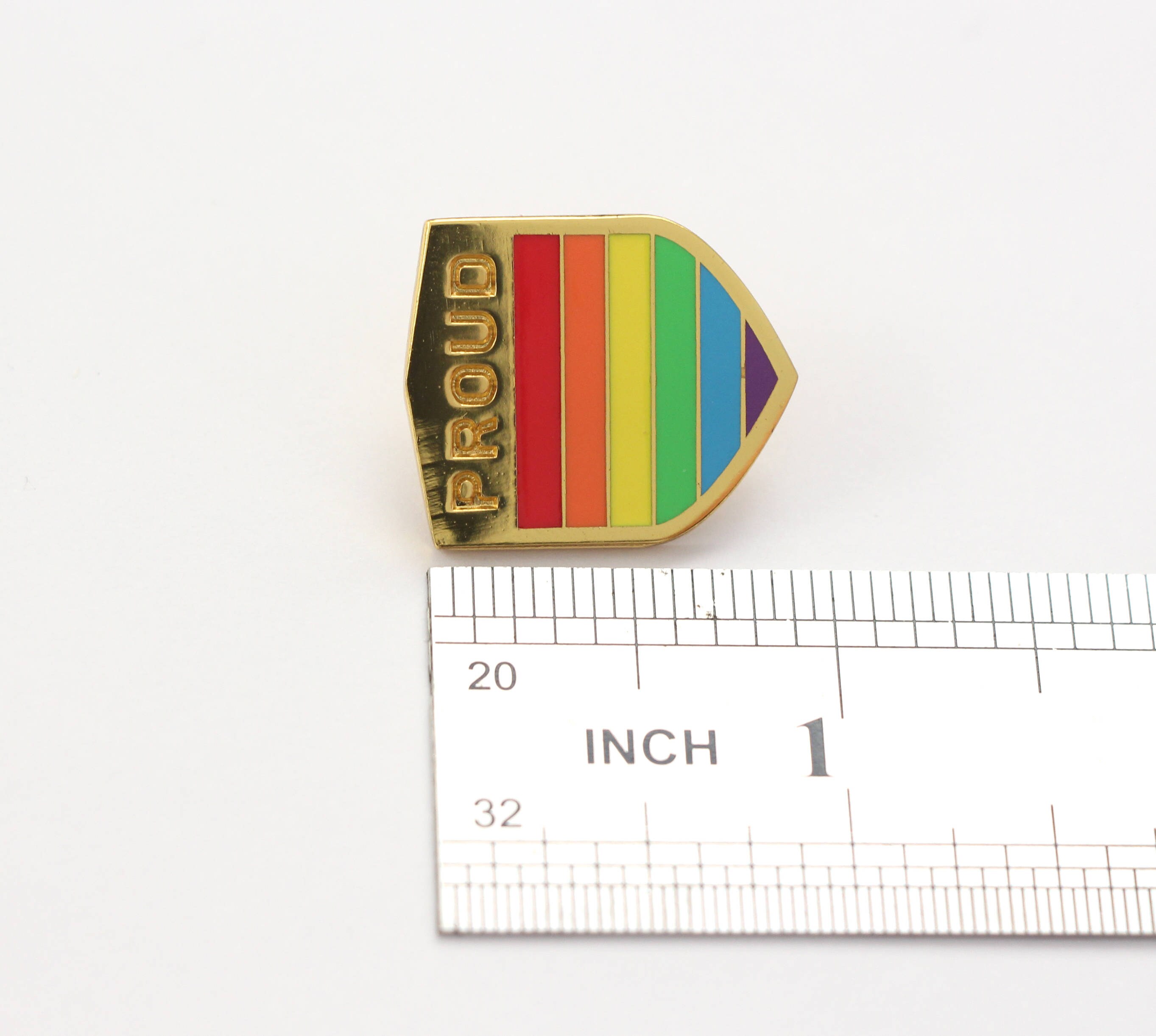 Pride enamel pin Gay lapel pin Rainbow pin Pride parade | Etsy