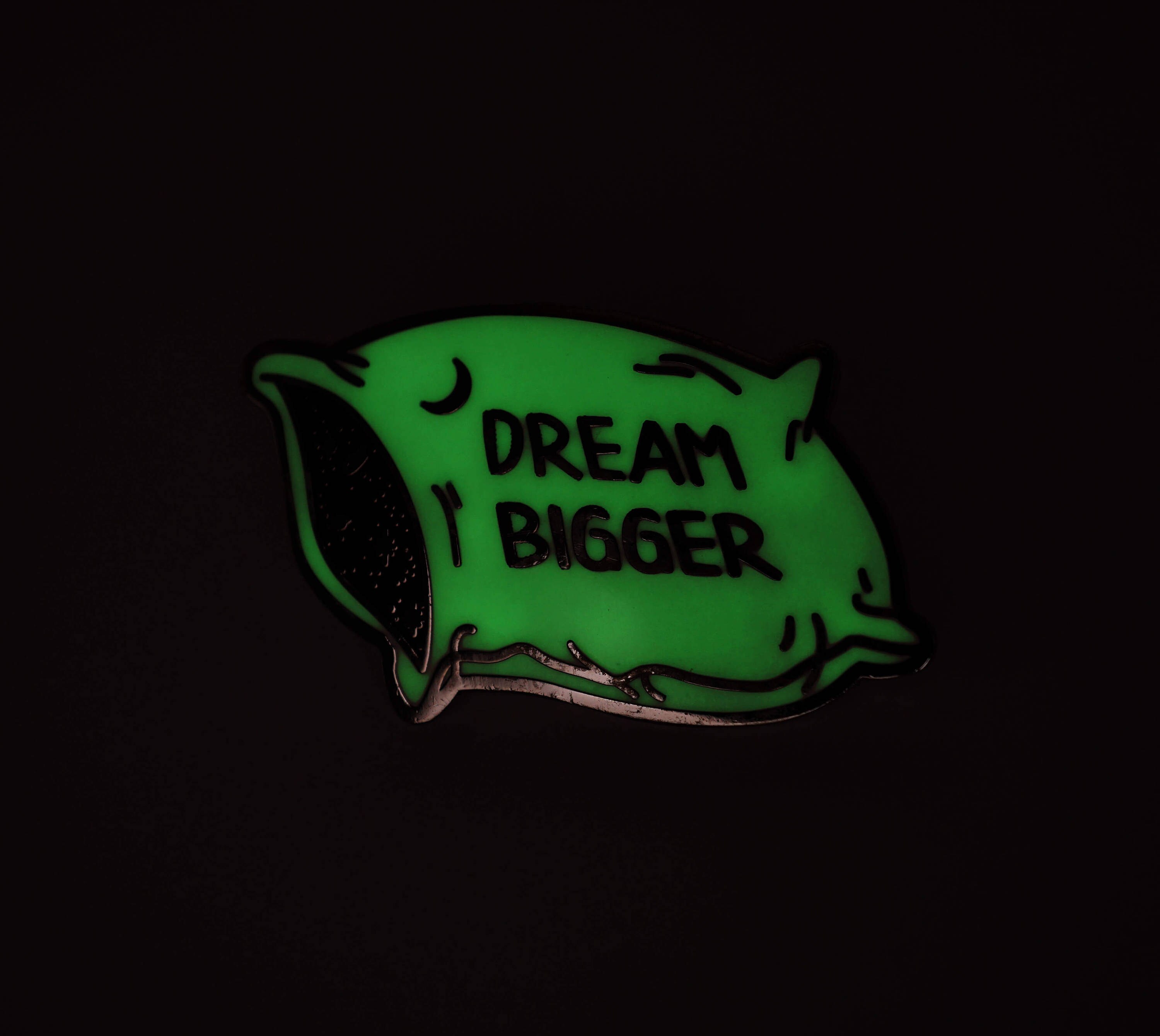 Space Pin Dream Bigger Inspirational Quote Inspirational Etsy