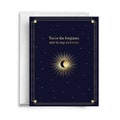Brightest Star Greeting Card: Gold Foil Love Card product logo