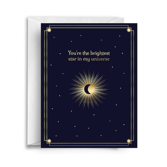 Sun, Moon & Stars - Love Greeting Card Sun, Moon & Stars - Love Greeting Card