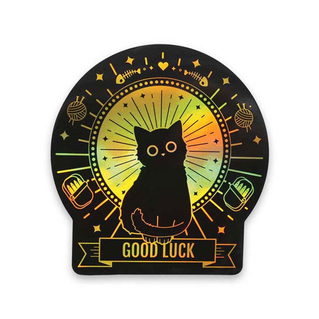 Good Luck Black Cat Mini Journal - Compoco