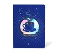 Space mini journal, Space notebook, Coffee Lover, Lined paper, Coffee notebook, Space notebook, Space lovers, I need my space product logo