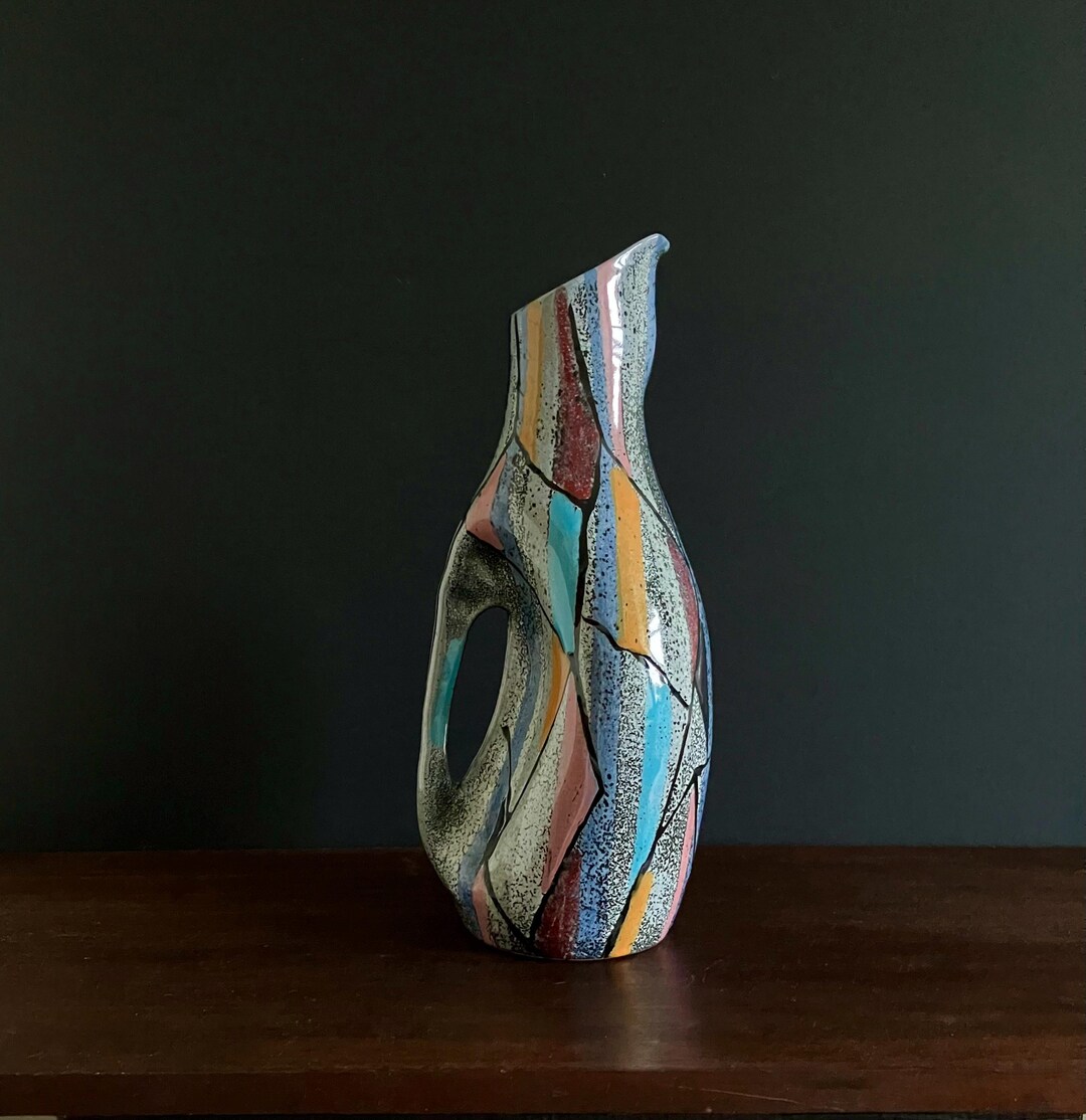 Mid Century Fanciullacci Bagni Bitossi Abstract Vase Italian Studio ...