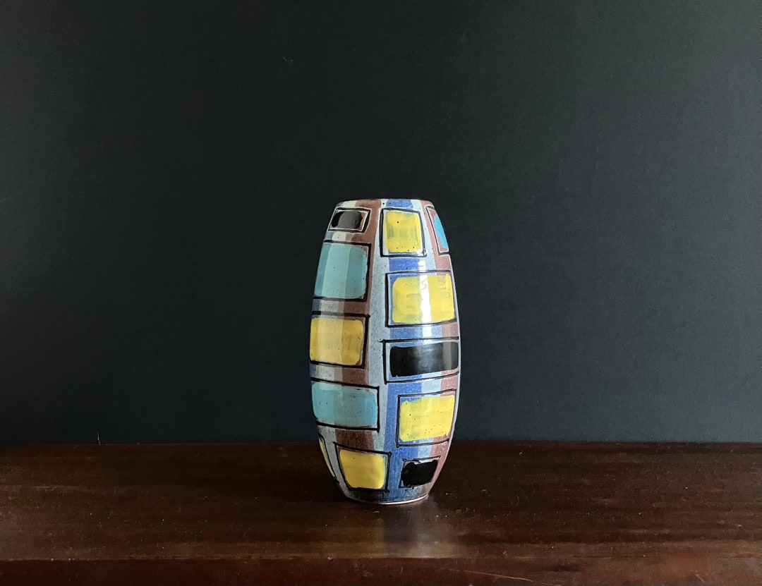 Mid Century Fanciullacci Bagni Bitossi Abstract Vase Italian Studio ...