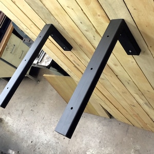 Super Heavy Duty Brackets Size 15” to 24”, Heavy Loads, Floating Benches Very Heavy Duty Shelf Brackets