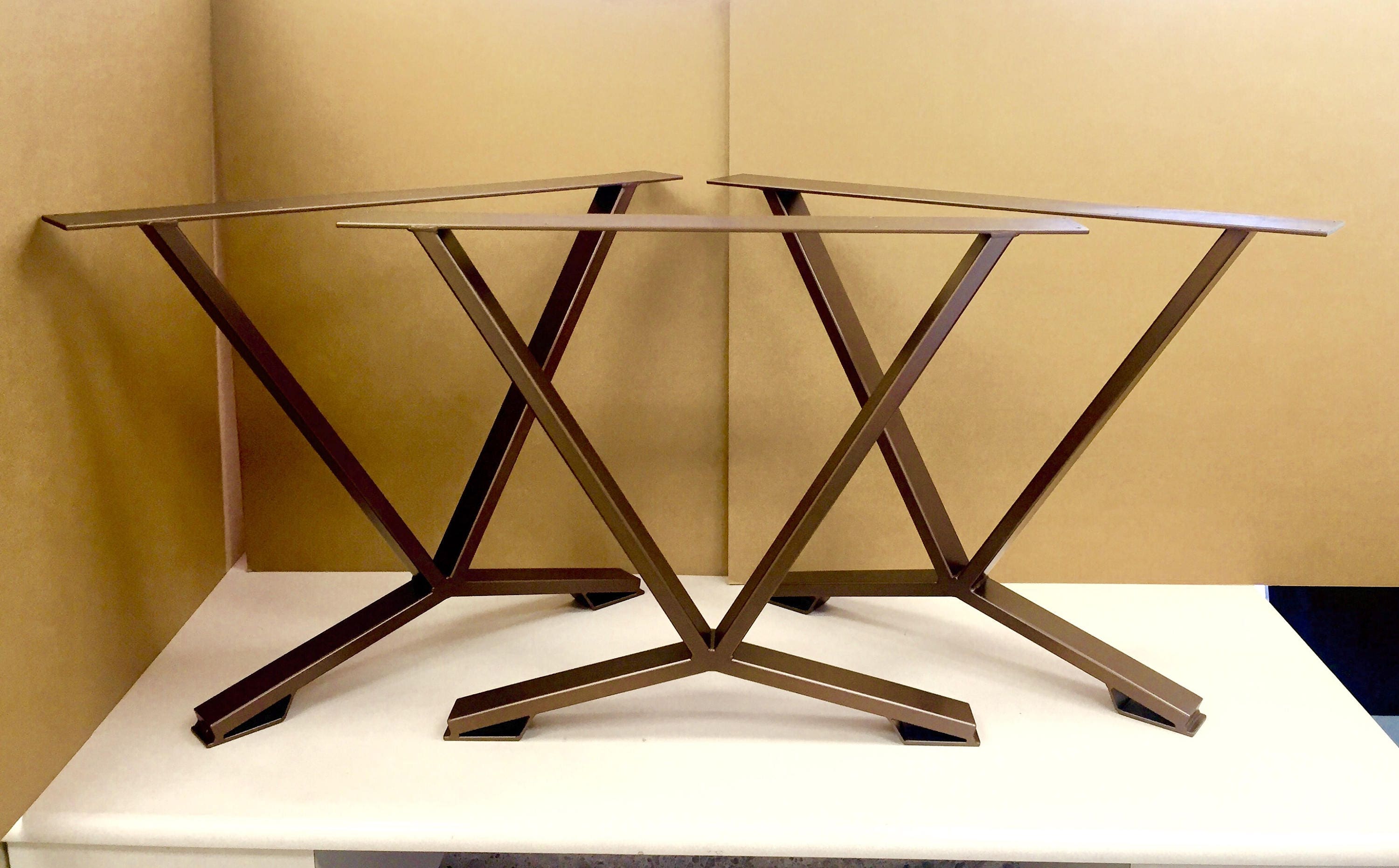 VShaped Conference Table Legs Industrial Heavy Duty Legs Etsy