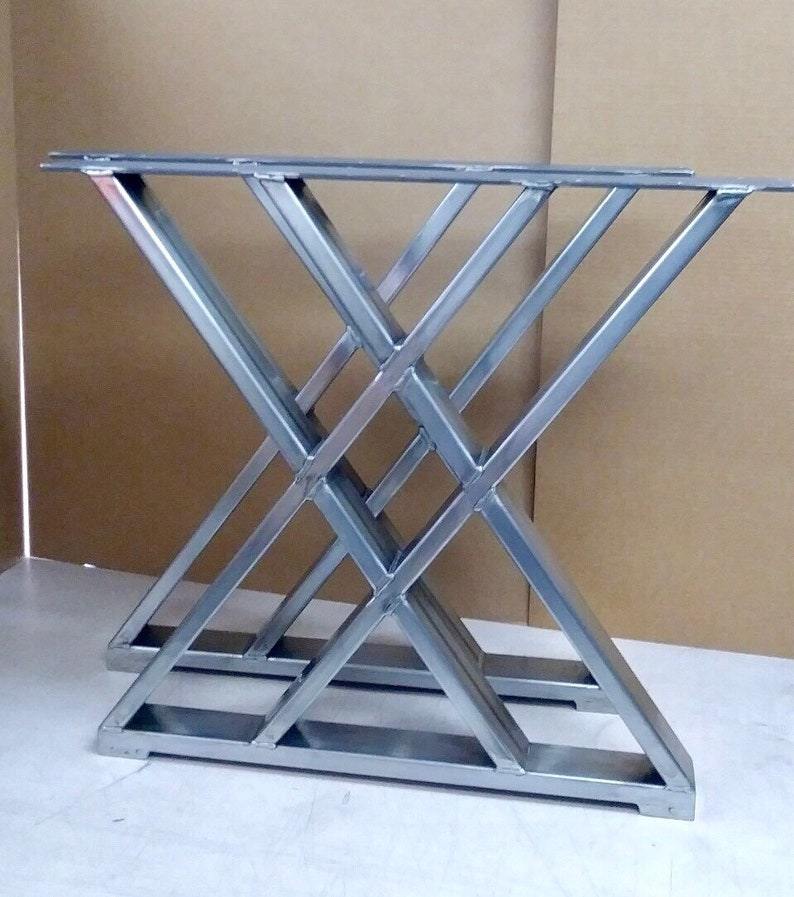 Design Dining Table Style Legs Sturdy Steel Legs Set of 2 Etsy