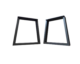 Bench Legs, Trapezoid Design Steel Bench Legs