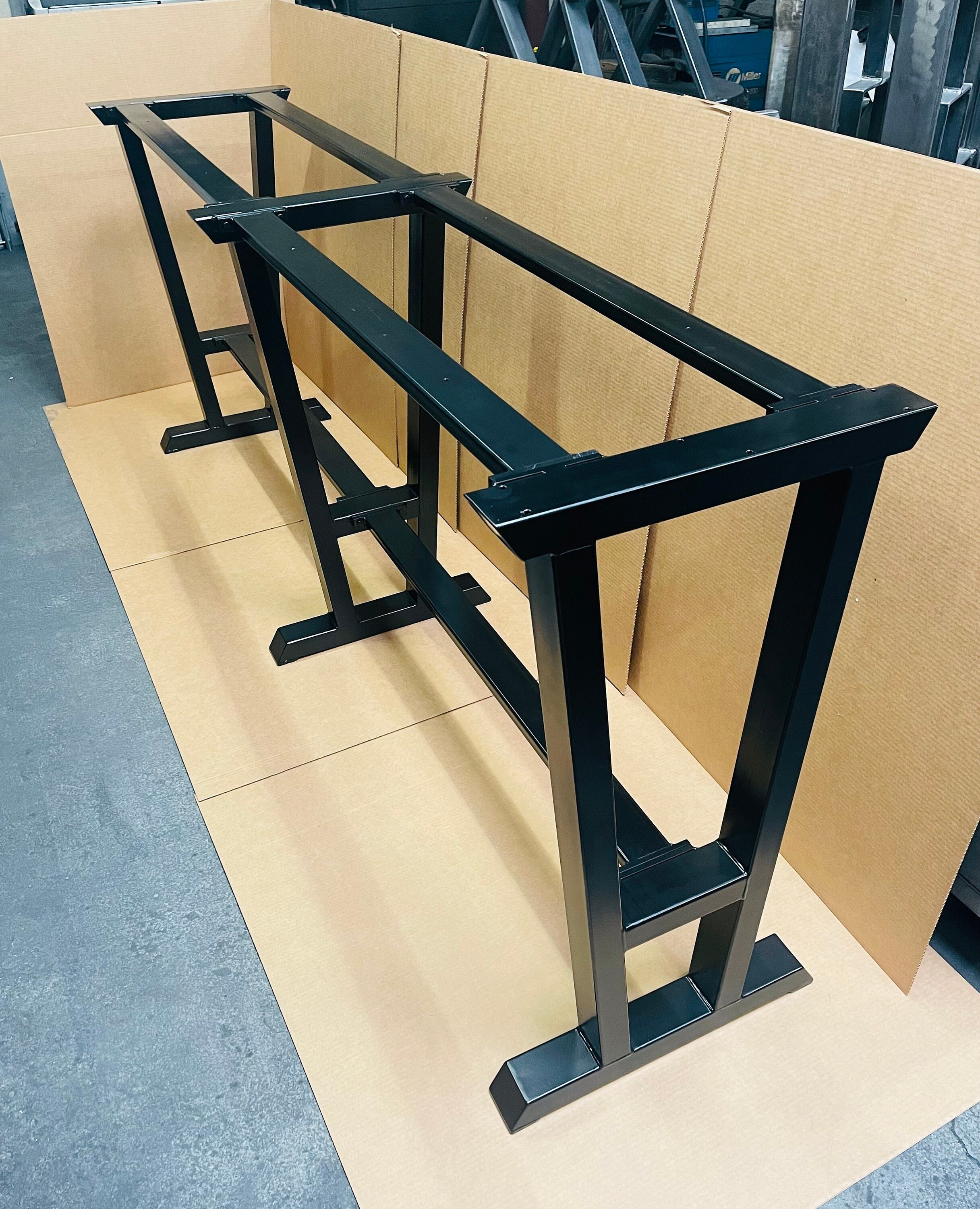 Modern Super Heavy Duty Steel Table Base 3 Legs With 6 Cross - Etsy