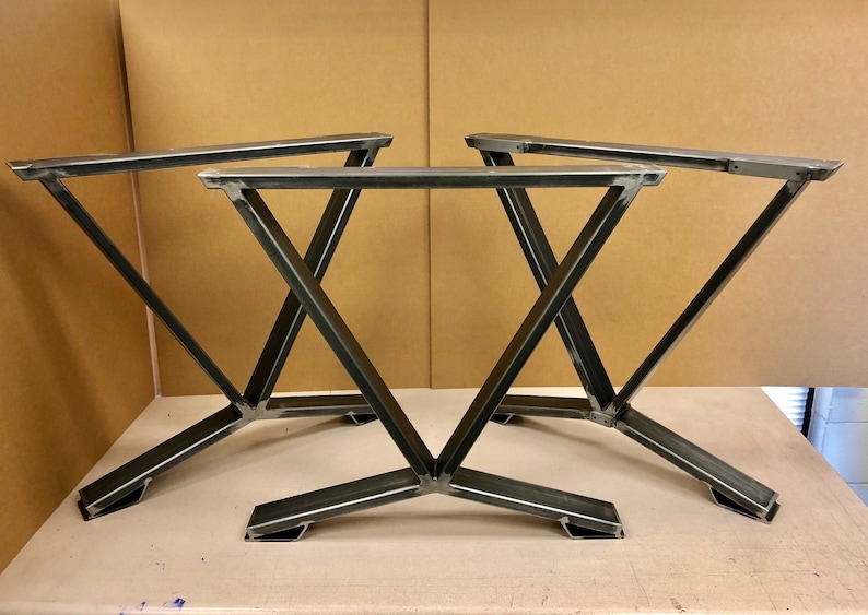 V Shaped Conference Table Legs Heavy Duty Image 0