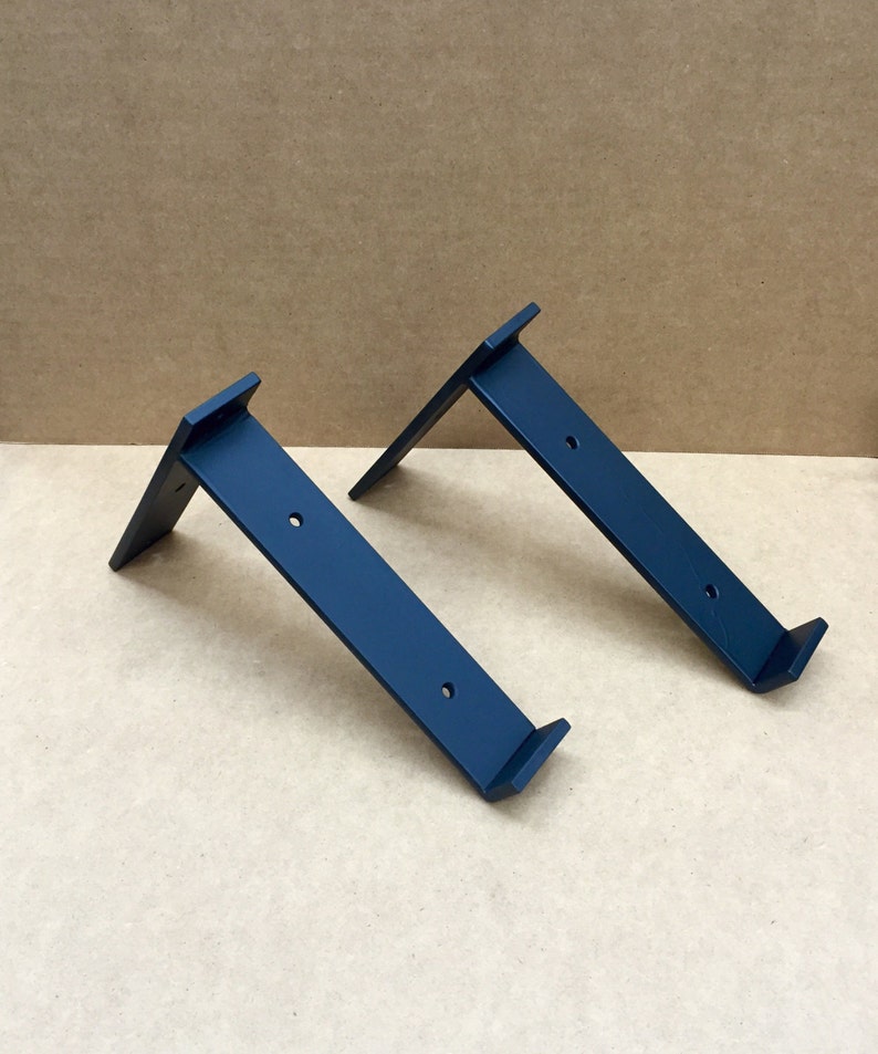 6 14 Heavy Duty Flat Steel Industrial Shelf Brackets Etsy