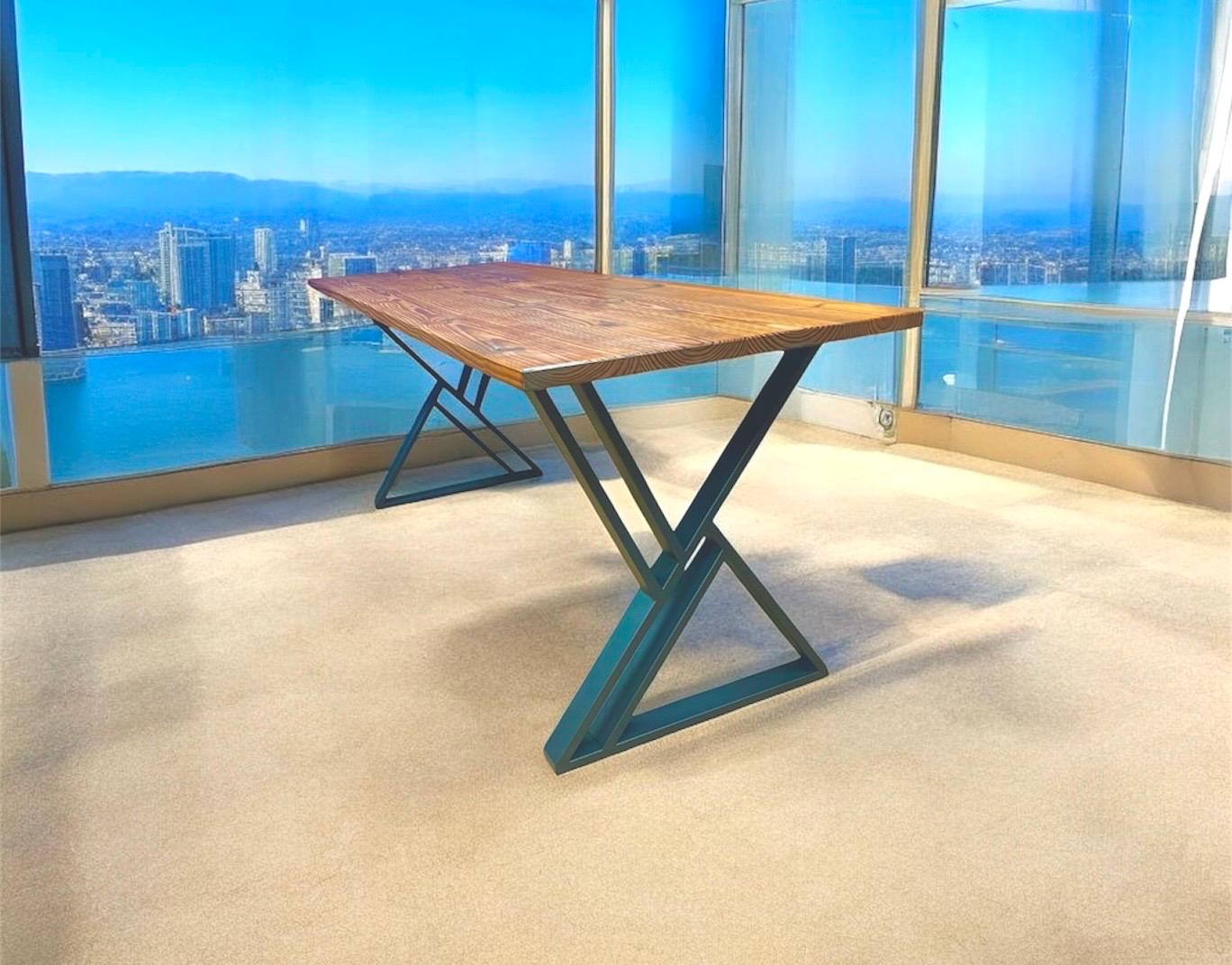 40" Bar Height Steel Table Legs Heavy Duty Metal Pub Base (set of 2) - Etsy