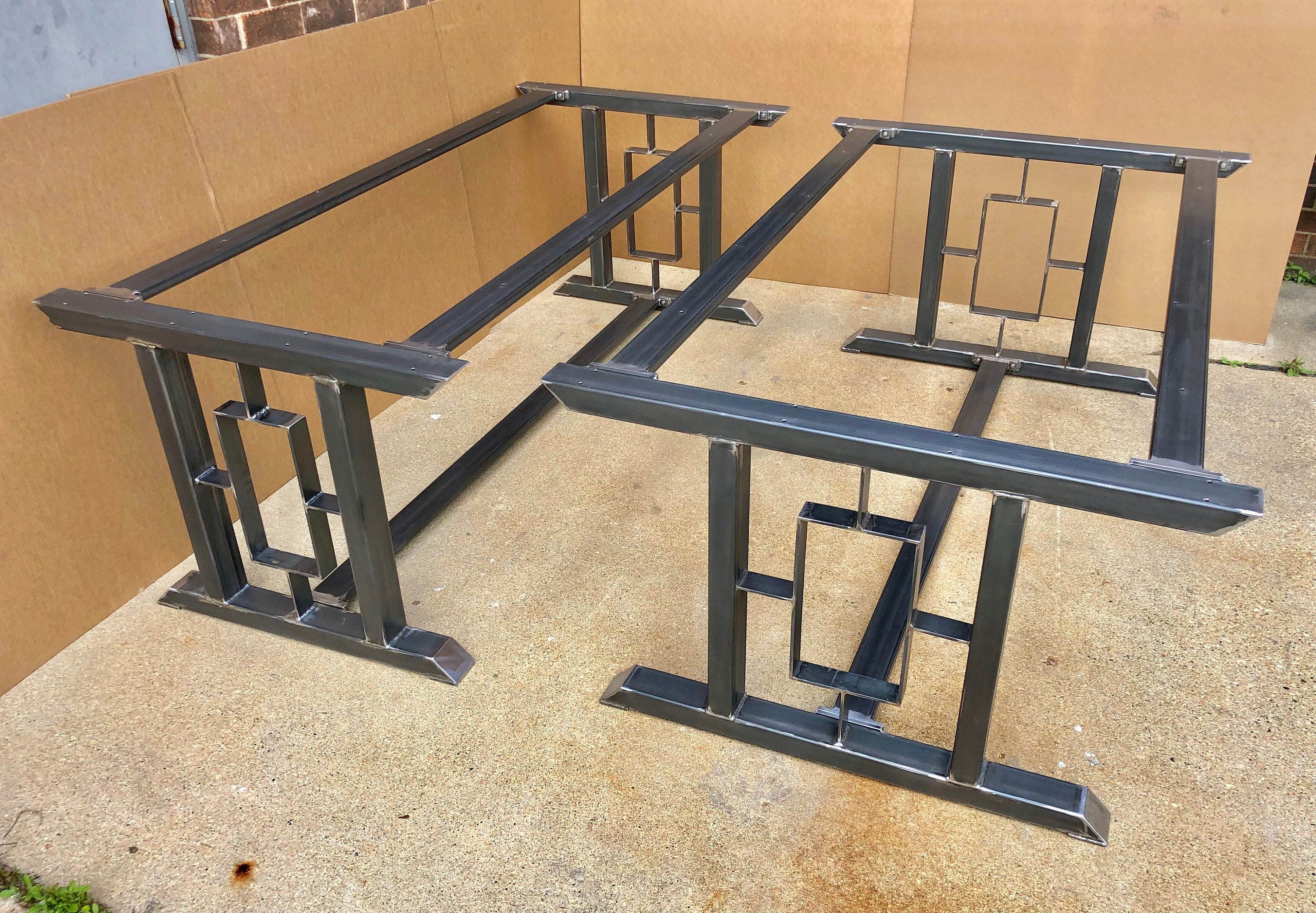 Modern Heavy Duty Table Base – Chicago Fabrications