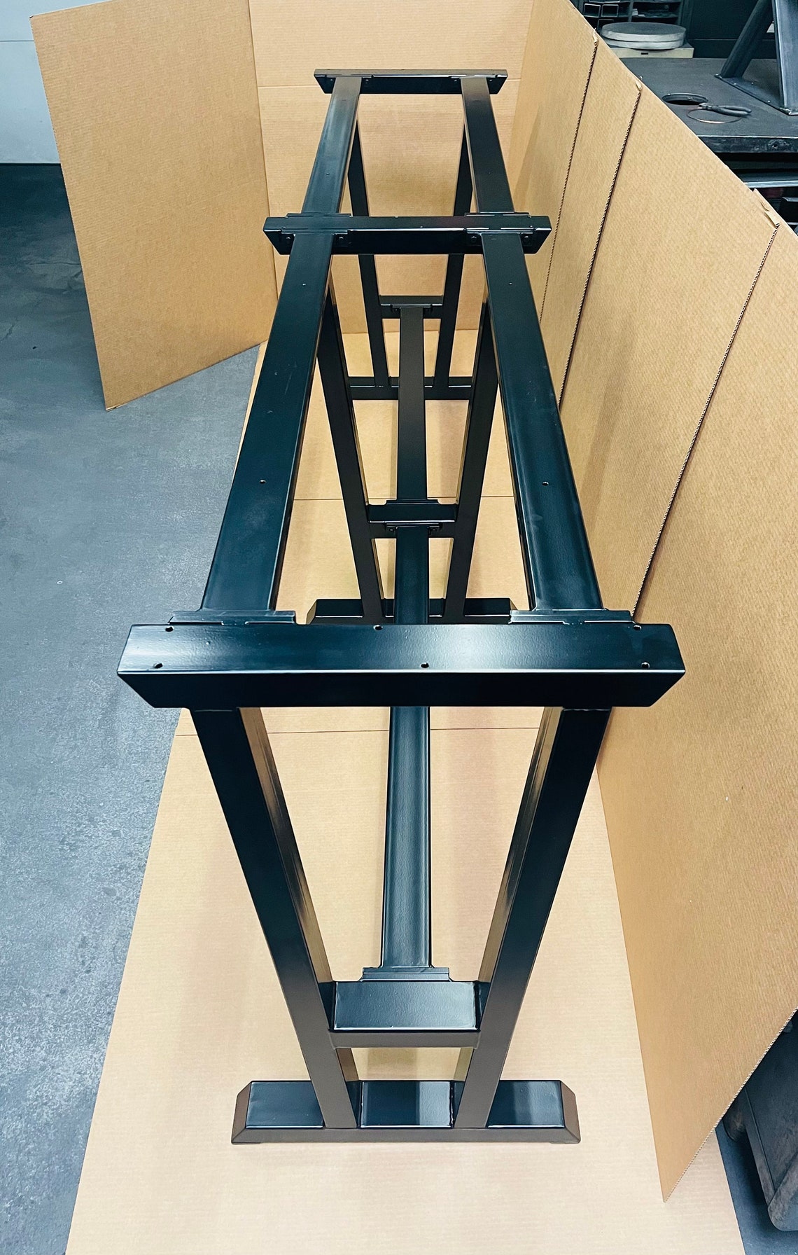 Modern Super Heavy Duty Steel Table Base 3 Legs With 6 Cross - Etsy