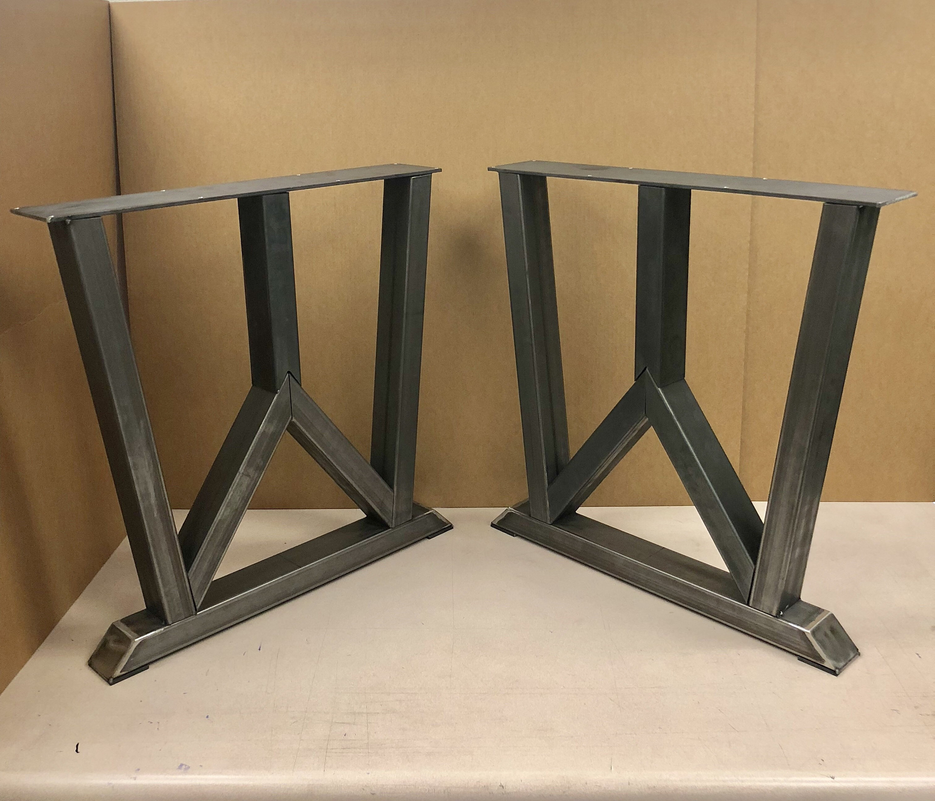 Modern Steel Legs Design Steel Table Legs Modern Sturdy Etsy