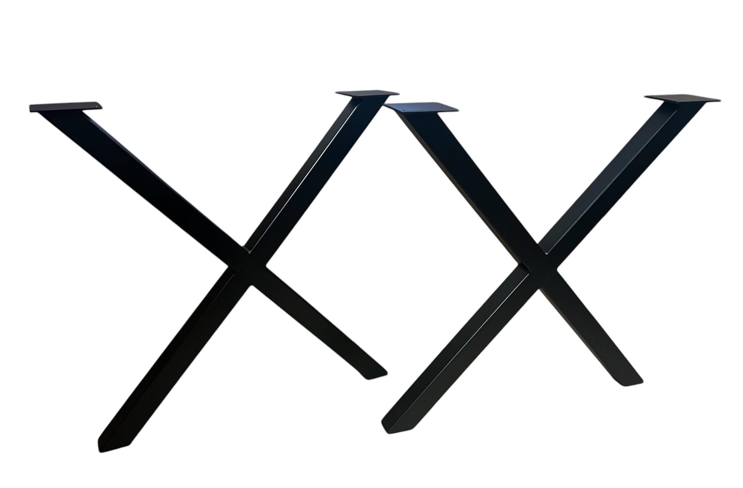 Table Leg Model X-style Steel Table Legs, Model X001 - Etsy