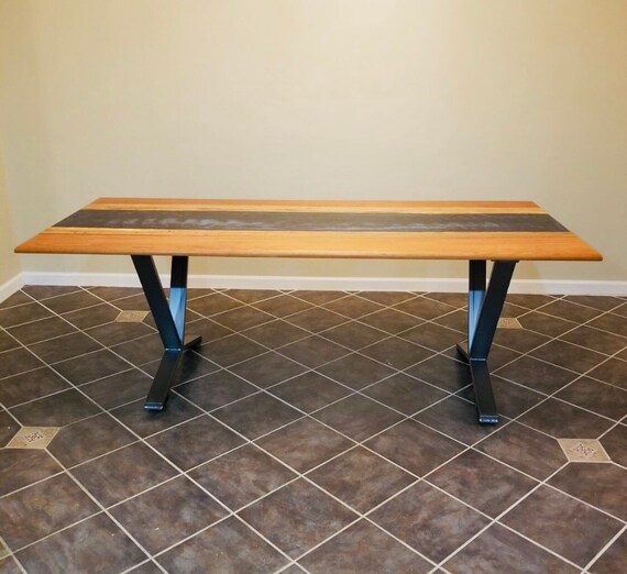 Rolando trestle coffee table deals