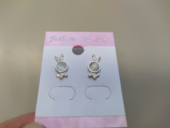 Orecchini A Forma Di Coniglio In Argento 925 - Gioielli A Tema Coniglietto Per Donne - Simbolo Di Felicità E Lunga Vita - Con Scatola Regalo E Panno Lucidante - 4