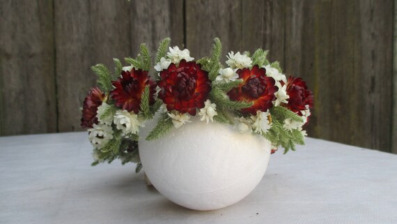 flower wreath bride