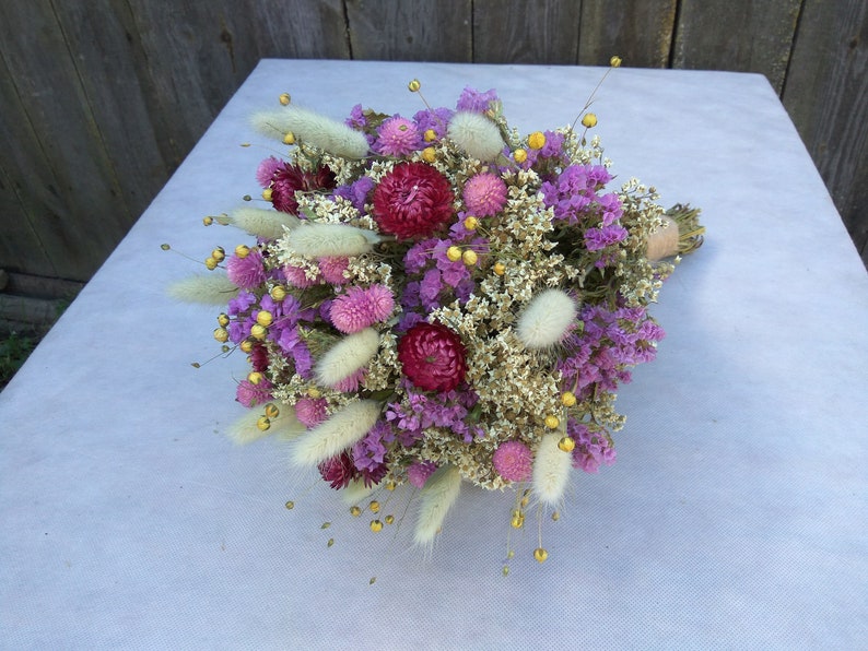 Rustic Wedding Bouquet Bridal Bouquet Bridesmaid Bouquetdry Etsy