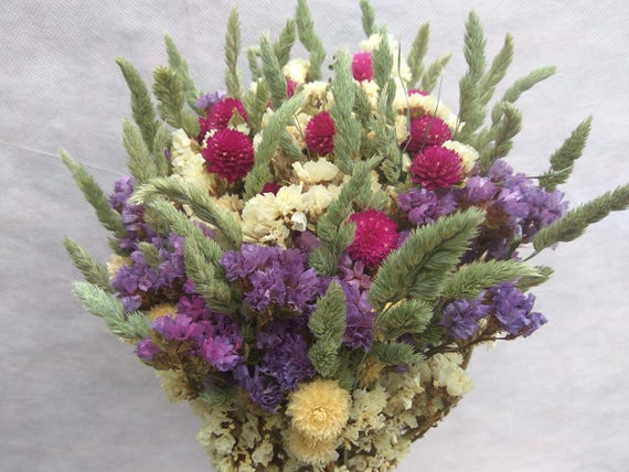Rustic Wedding Bouquet Bridal Bouquet Bridesmaid Bouquetdry Etsy