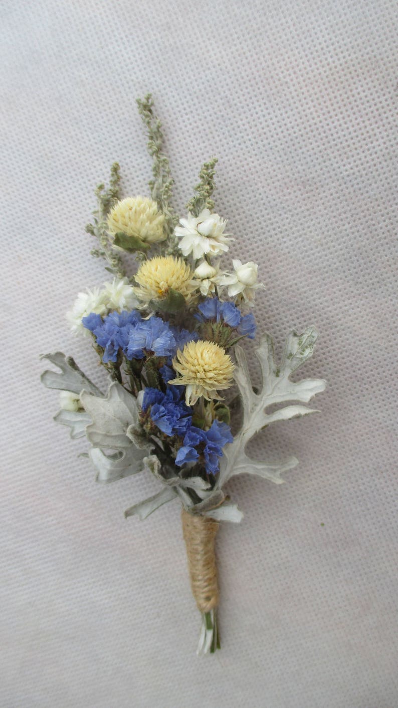 Groom's Boutonniere Buttonhole Rustic Wedding Accessory Etsy