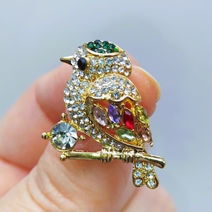 Vogel Brosche, kleine Vogel Anstecknadel, Ostern Geschenk, Schmuck