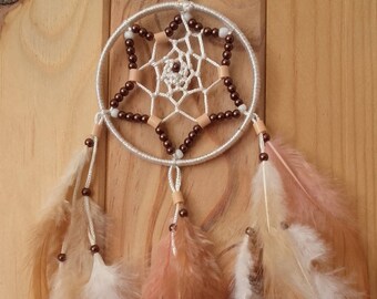 ATTRAPE-REVES DREAMCATCHER marron ecru