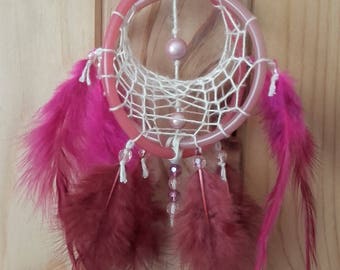 ATTRAPE-REVES DREAMCATCHER rose ecru