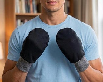 Special Needs Scratch Prevention Mittens for Kids & Adults | Sensory Calming Gloves for Autism, ADHD, Eczema | Soft Cotton No-Scratch Hand